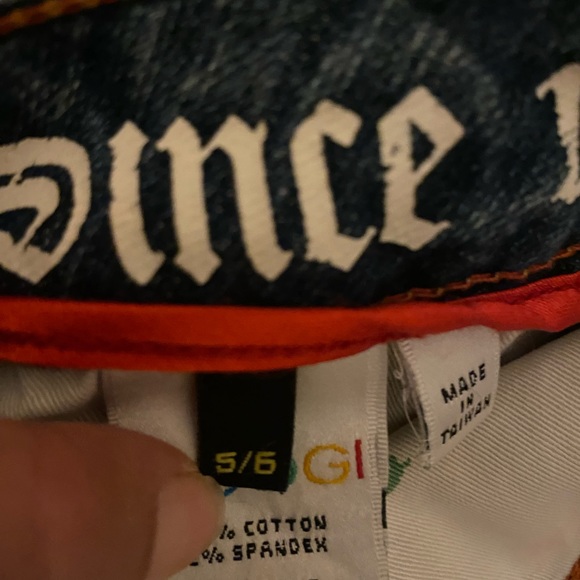 COOGI Australia Y2K Rainbow Embroidered Low-Rise Jeans 5/6 - Picture 7 of 7